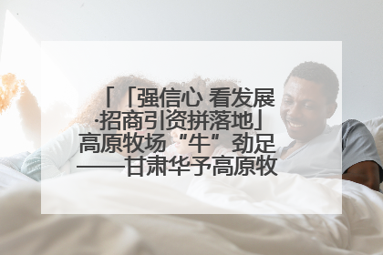 「强信心 看发展·招商引资拼落地」高原牧场“牛”劲足——甘肃华予高原牧场高标准奶牛肉牛养殖项目一线见闻
