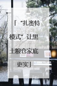 “扎赉特模式”让黑土粮仓家底更实