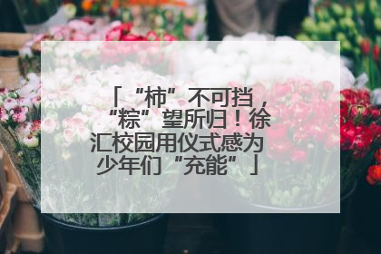 “柿”不可挡，“粽”望所归！徐汇校园用仪式感为少年们“充能”