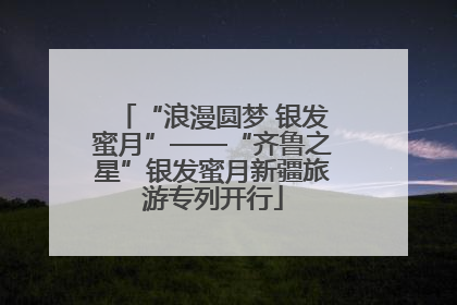 “浪漫圆梦 银发蜜月”——“齐鲁之星”银发蜜月新疆旅游专列开行