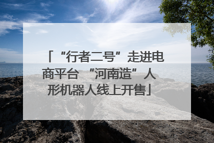 “行者二号”走进电商平台 “河南造”人形机器人线上开售