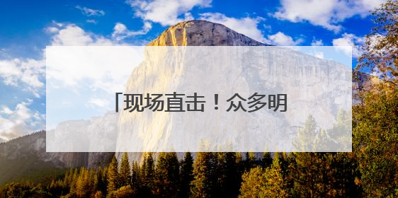 现场直击！众多明星装备在此亮相～