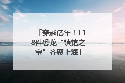 穿越亿年！118件恐龙“镇馆之宝”齐聚上海