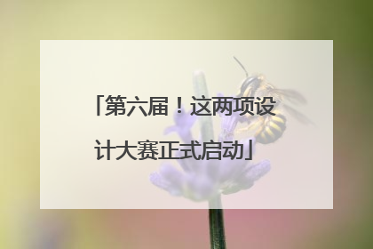 第六届！这两项设计大赛正式启动