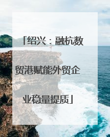 绍兴：融杭数贸港赋能外贸企业稳量提质