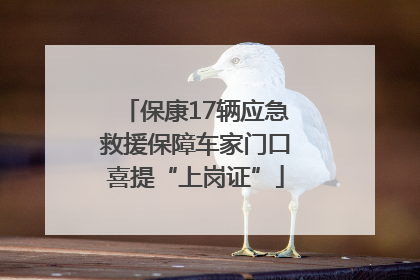 保康17辆应急救援保障车家门口喜提“上岗证”
