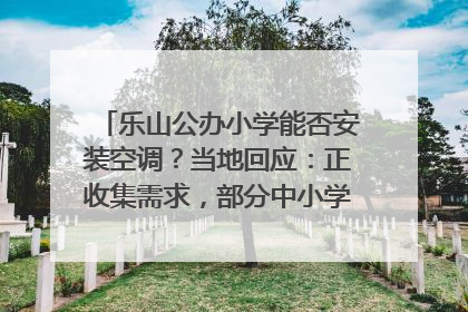 乐山公办小学能否安装空调？当地回应：正收集需求，部分中小学已启动安装｜云求助