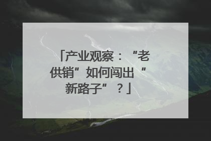 产业观察：“老供销”如何闯出“新路子”？
