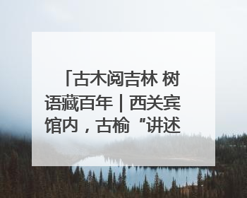 古木阅吉林 树语藏百年｜西关宾馆内，古榆“讲述”时光絮语