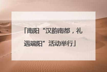 南阳“汉韵南都，礼遇端阳”活动举行
