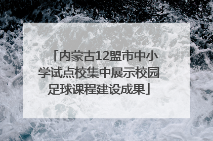 内蒙古12盟市中小学试点校集中展示校园足球课程建设成果