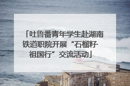 吐鲁番青年学生赴湖南铁道职院开展“石榴籽·祖国行”交流活动
