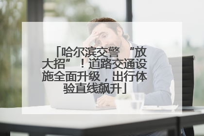 哈尔滨交警 “放大招”！道路交通设施全面升级，出行体验直线飙升