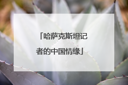 哈萨克斯坦记者的中国情缘