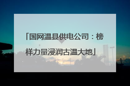 国网温县供电公司：榜样力量浸润古温大地