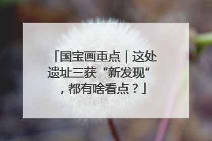 国宝画重点｜这处遗址三获“新发现”，都有啥看点？