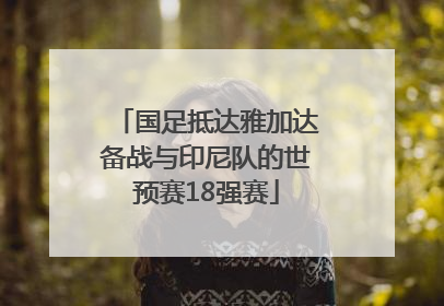 国足抵达雅加达备战与印尼队的世预赛18强赛