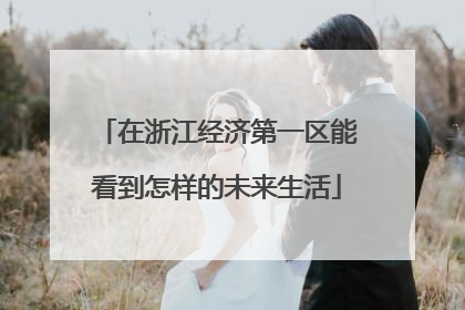 在浙江经济第一区能看到怎样的未来生活