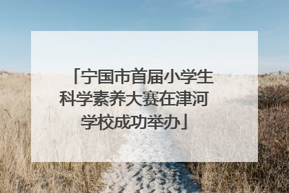 宁国市首届小学生科学素养大赛在津河学校成功举办