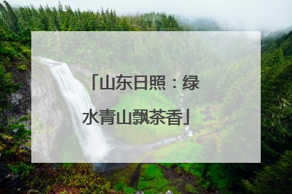 山东日照：绿水青山飘茶香