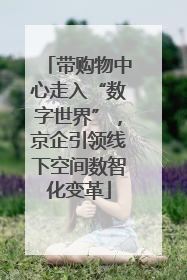 带购物中心走入“数字世界”，京企引领线下空间数智化变革
