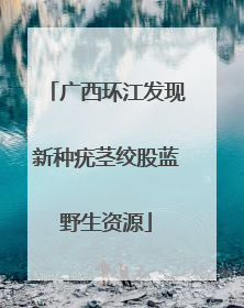广西环江发现新种疣茎绞股蓝野生资源