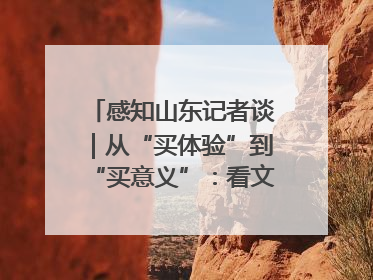 感知山东记者谈｜从“买体验”到“买意义”：看文旅繁荣背后的幸福新定义