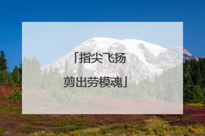 指尖飞扬 剪出劳模魂