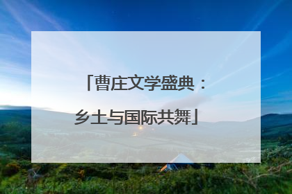 曹庄文学盛典：乡土与国际共舞