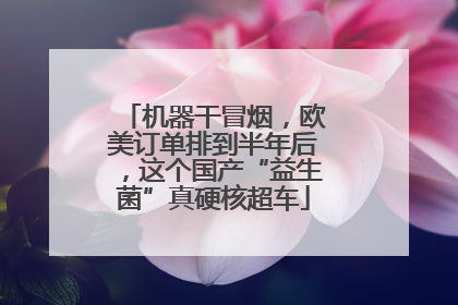 机器干冒烟，欧美订单排到半年后，这个国产“益生菌”真硬核超车