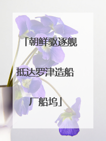朝鲜驱逐舰抵达罗津造船厂船坞