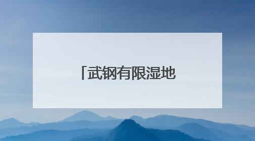 武钢有限湿地公园成为珍稀鸟类栖息地