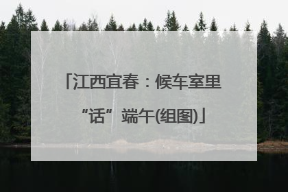 江西宜春：候车室里“话”端午(组图)