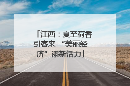 江西：夏至荷香引客来 “美丽经济”添新活力