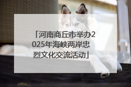 河南商丘市举办2025年海峡两岸忠烈文化交流活动
