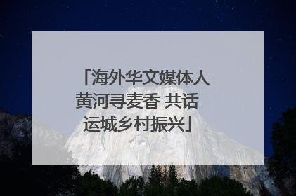 海外华文媒体人黄河寻麦香 共话运城乡村振兴