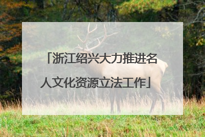 浙江绍兴大力推进名人文化资源立法工作