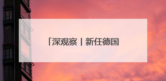 深观察丨新任德国总理首次访美后 传递出何种信号