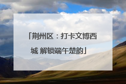 荆州区：打卡文博西城 解锁端午楚韵