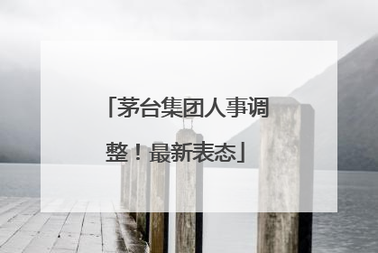茅台集团人事调整！最新表态