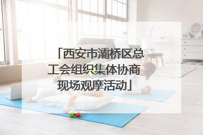 西安市灞桥区总工会组织集体协商现场观摩活动