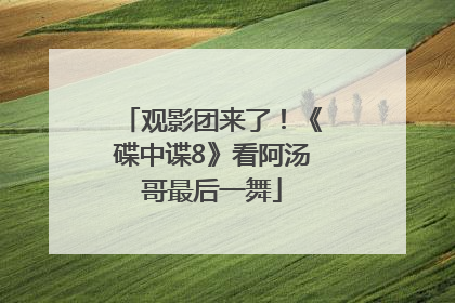 观影团来了！《碟中谍8》看阿汤哥最后一舞