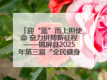 迎“篮”而上担使命 奋力拼搏新征程——锦屏县2025年第三届“全民健身·悦动锦屏”篮球赛圆满闭幕