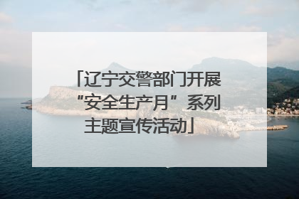 辽宁交警部门开展“安全生产月”系列主题宣传活动