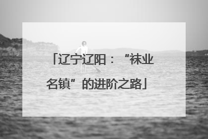辽宁辽阳：“袜业名镇”的进阶之路