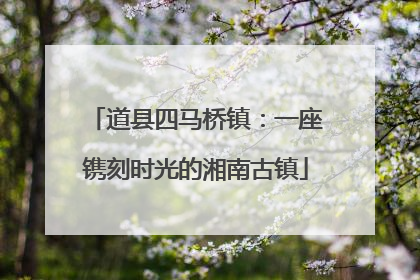 道县四马桥镇：一座镌刻时光的湘南古镇