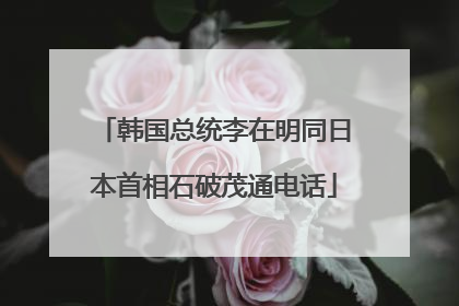 韩国总统李在明同日本首相石破茂通电话