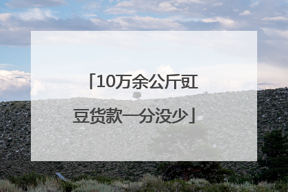 10万余公斤豇豆货款一分没少