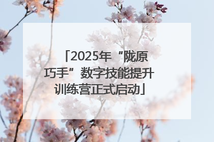 2025年“陇原巧手”数字技能提升训练营正式启动