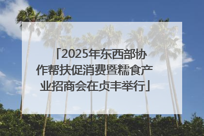 2025年东西部协作帮扶促消费暨糯食产业招商会在贞丰举行